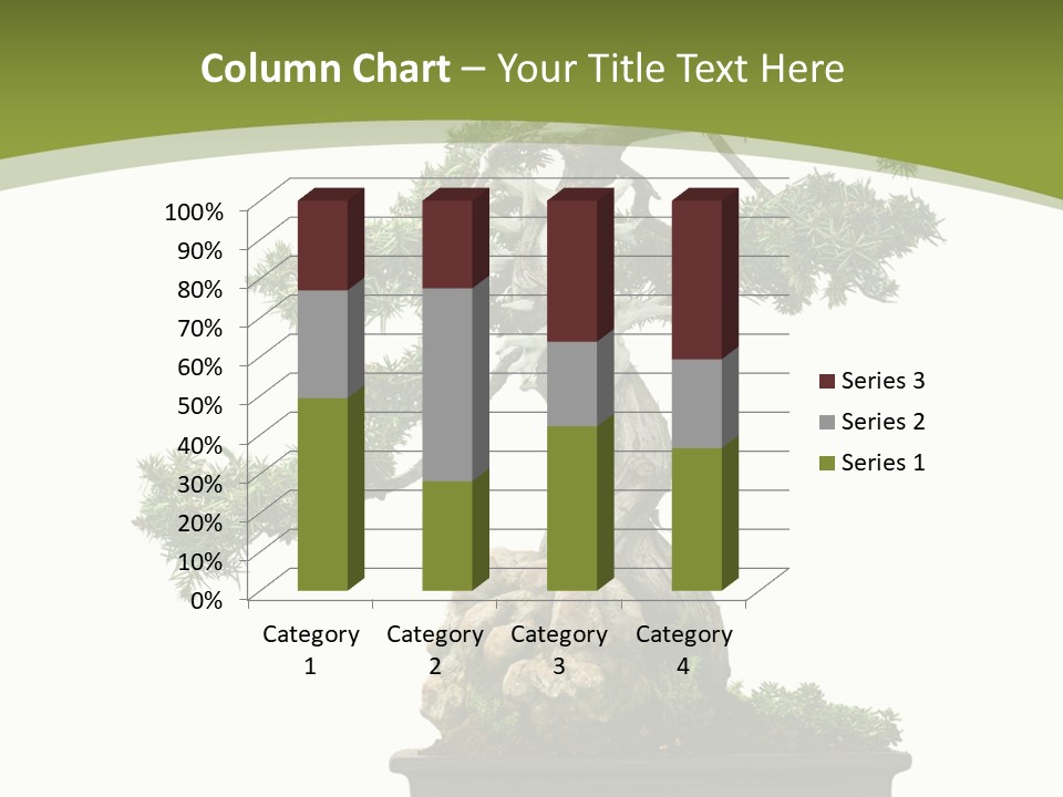 Background Plant Overlay PowerPoint Template