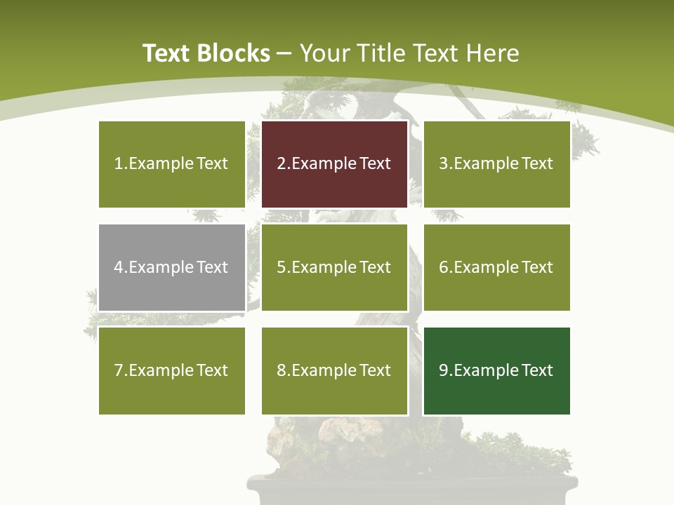 Background Plant Overlay PowerPoint Template
