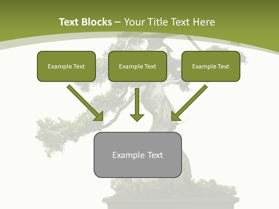 Background Plant Overlay PowerPoint Template
