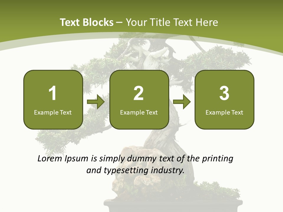 Background Plant Overlay PowerPoint Template