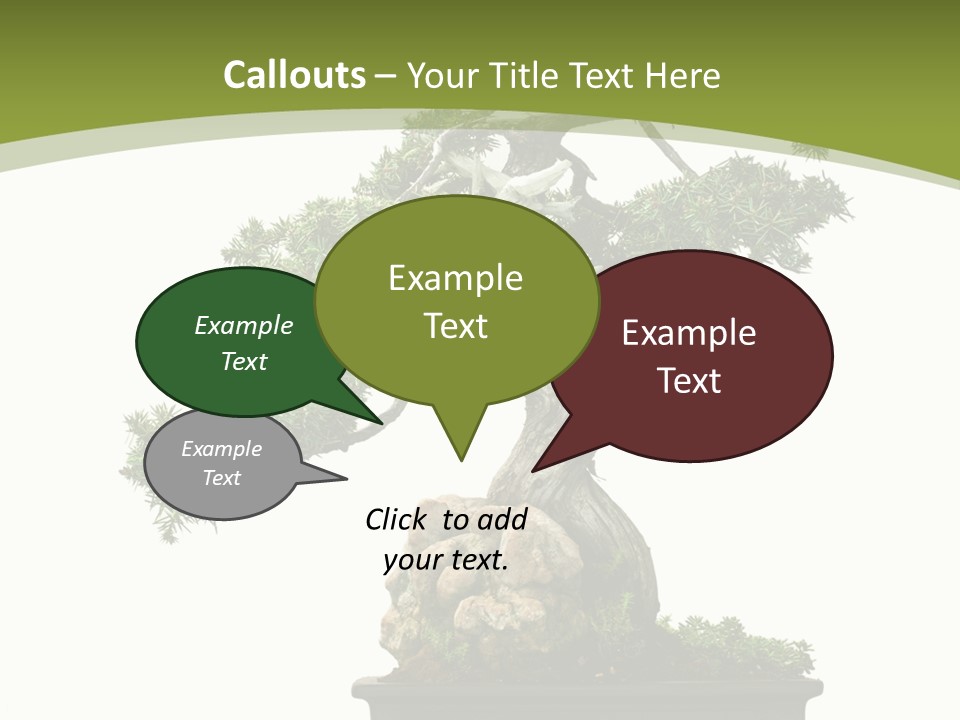 Background Plant Overlay PowerPoint Template