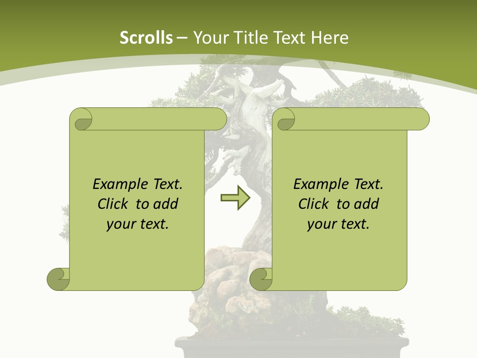 Background Plant Overlay PowerPoint Template
