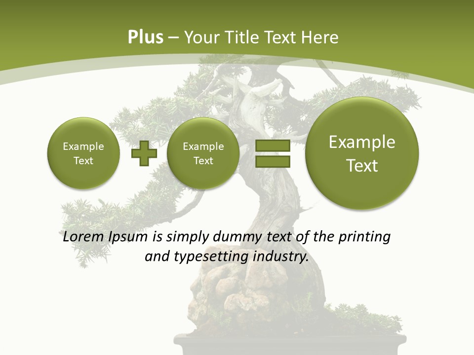 Background Plant Overlay PowerPoint Template