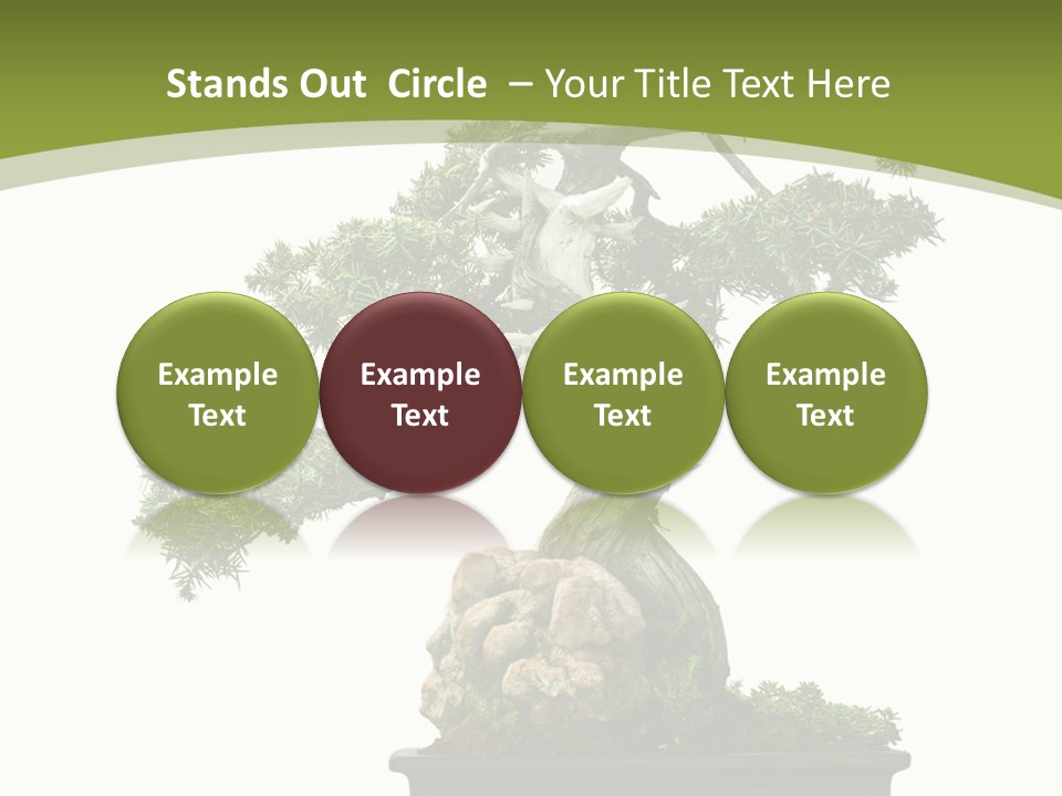 Background Plant Overlay PowerPoint Template