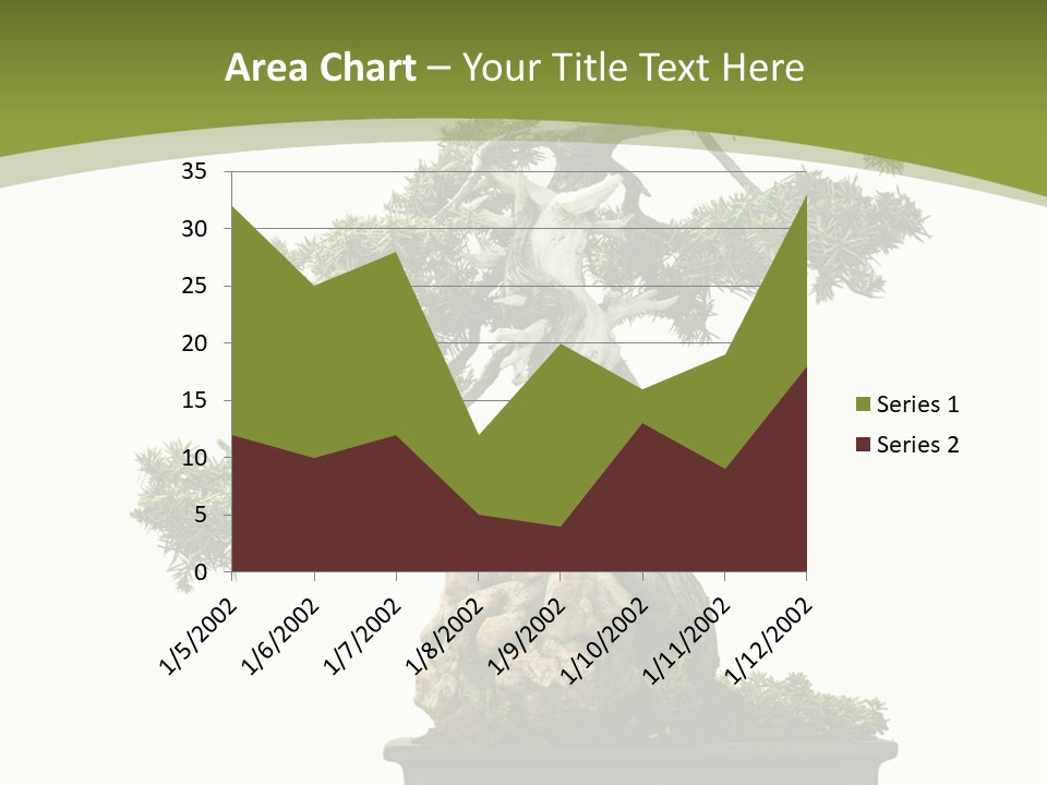 Background Plant Overlay PowerPoint Template