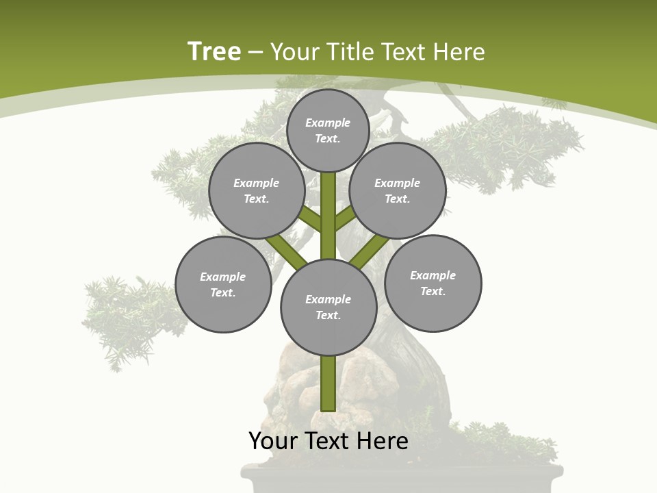 Background Plant Overlay PowerPoint Template