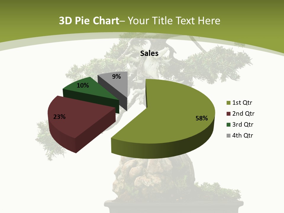 Background Plant Overlay PowerPoint Template