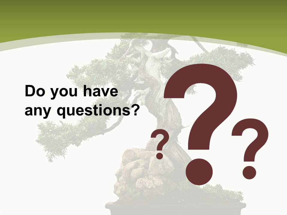 Background Plant Overlay PowerPoint Template