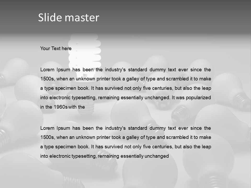 Bright Technology Electric PowerPoint Template