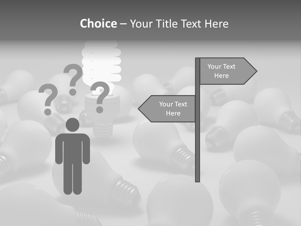 Bright Technology Electric PowerPoint Template
