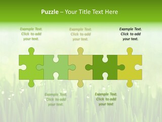 Lawn Morning Flora PowerPoint Template