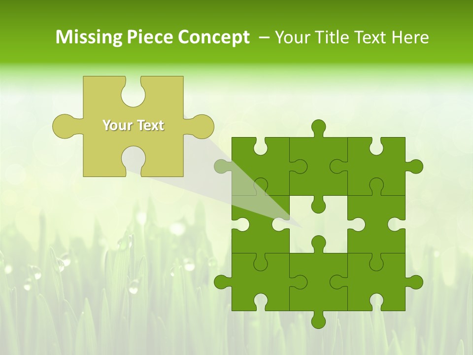 Lawn Morning Flora PowerPoint Template
