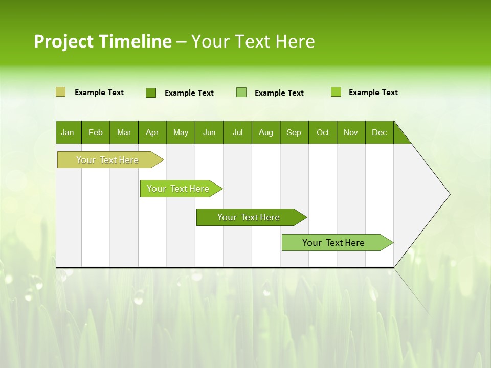Lawn Morning Flora PowerPoint Template
