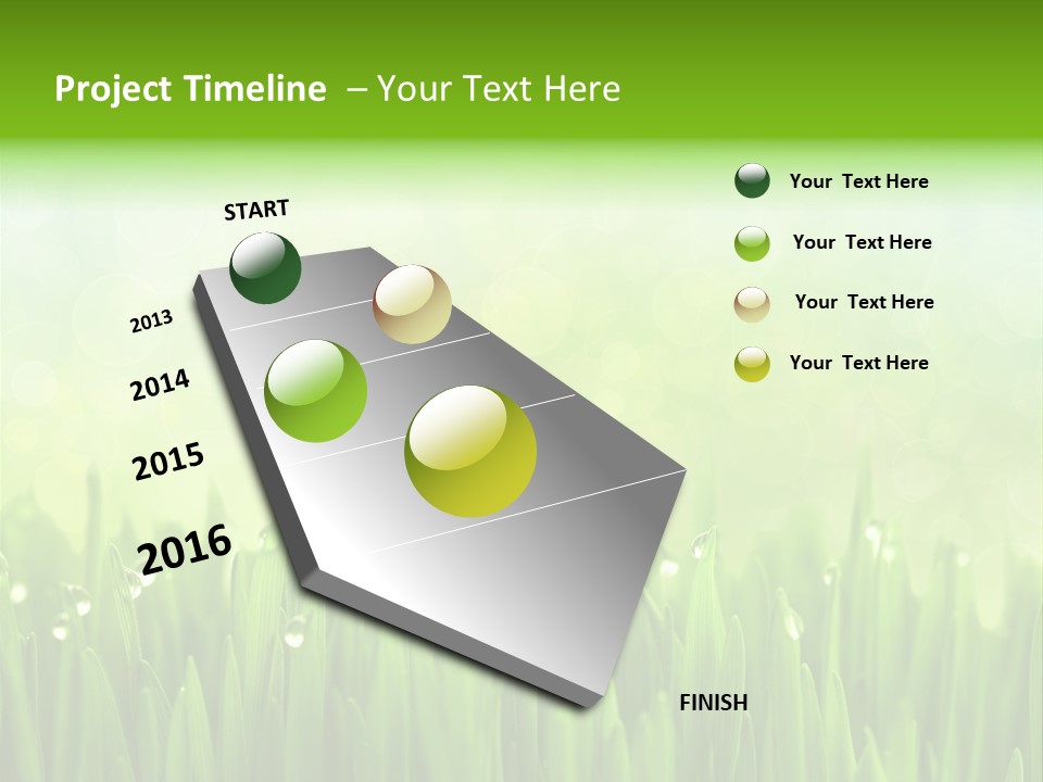 Lawn Morning Flora PowerPoint Template
