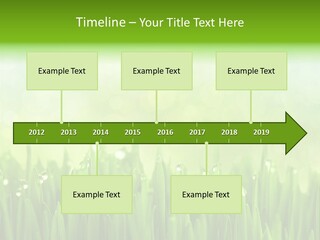 Lawn Morning Flora PowerPoint Template