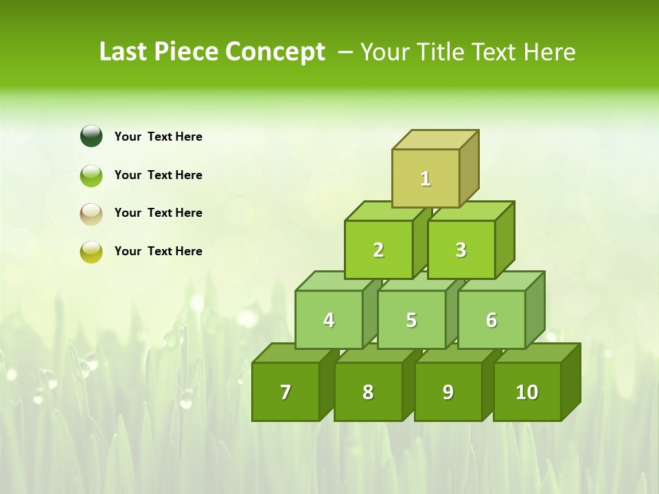 Lawn Morning Flora PowerPoint Template