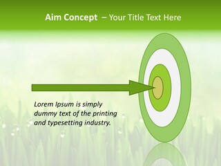 Lawn Morning Flora PowerPoint Template