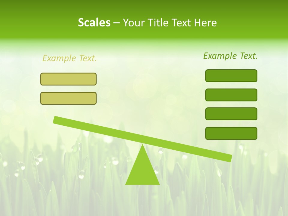 Lawn Morning Flora PowerPoint Template
