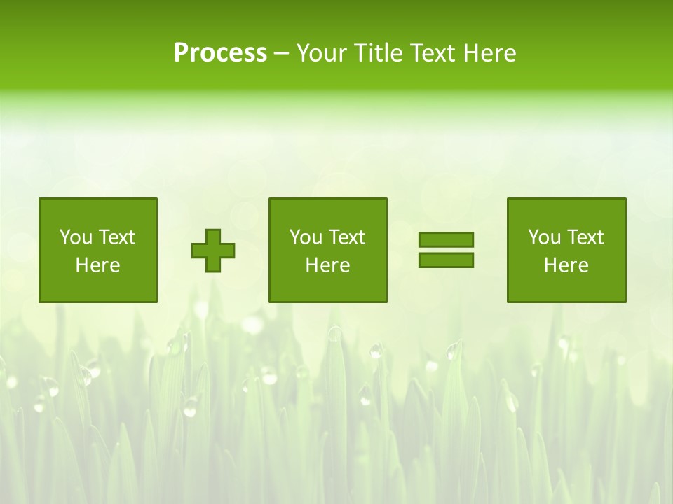 Lawn Morning Flora PowerPoint Template
