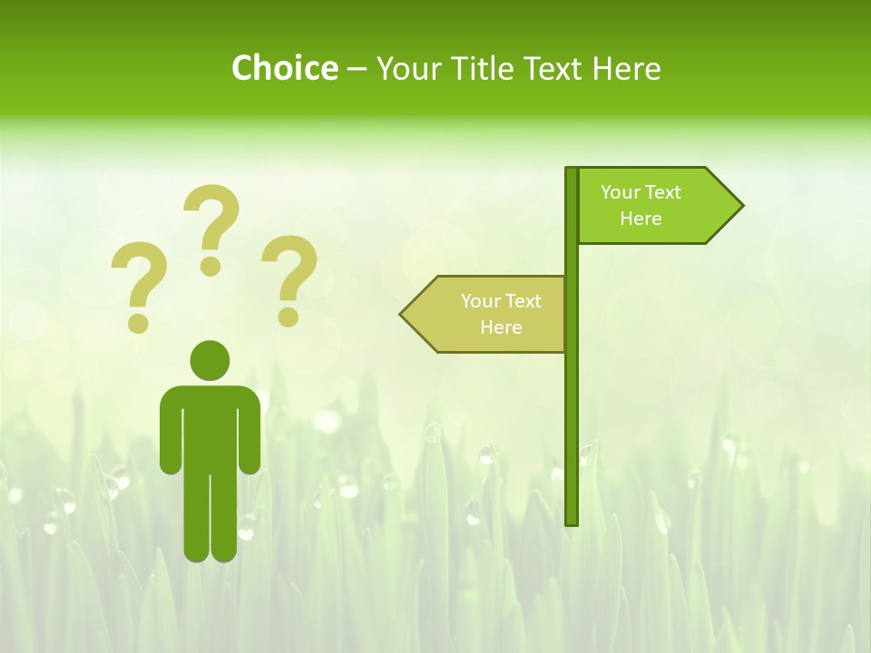 Lawn Morning Flora PowerPoint Template