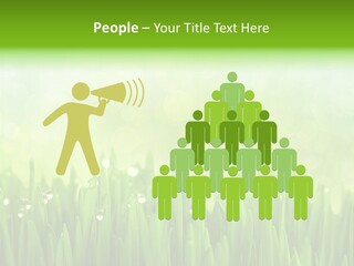 Lawn Morning Flora PowerPoint Template