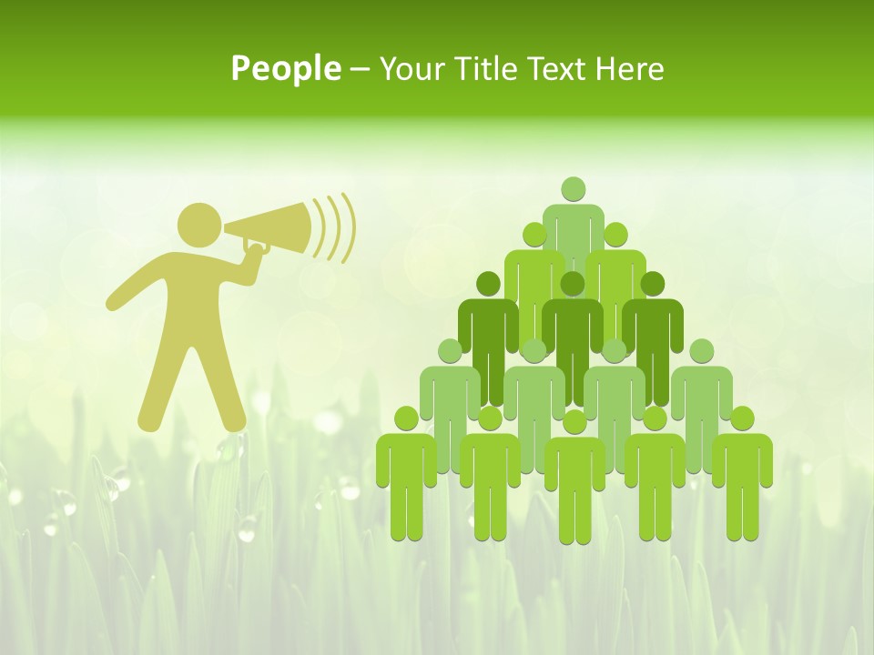 Lawn Morning Flora PowerPoint Template