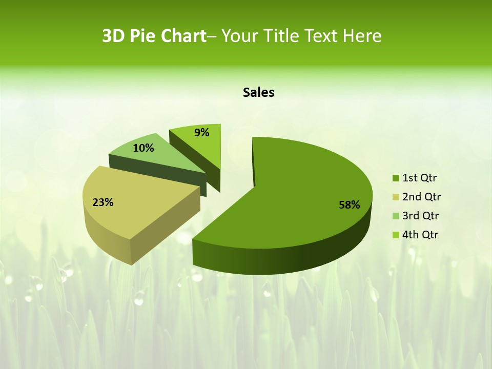 Lawn Morning Flora PowerPoint Template