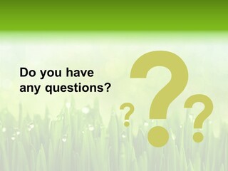 Lawn Morning Flora PowerPoint Template