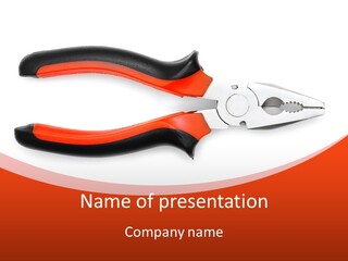 Jaw Crimper Clamp PowerPoint Template