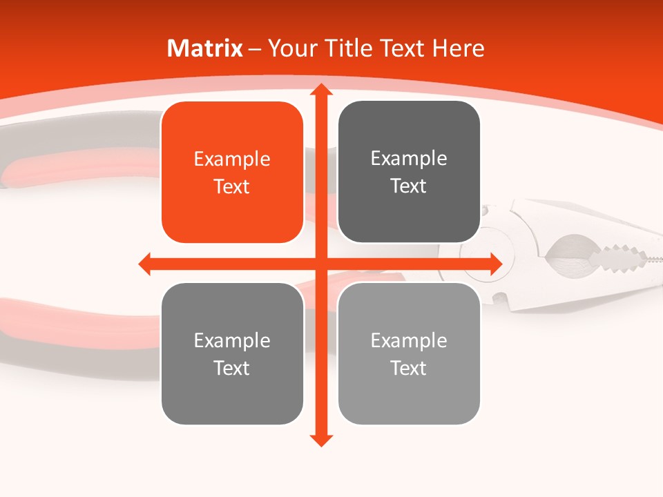 Jaw Crimper Clamp PowerPoint Template