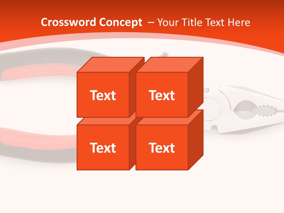 Jaw Crimper Clamp PowerPoint Template