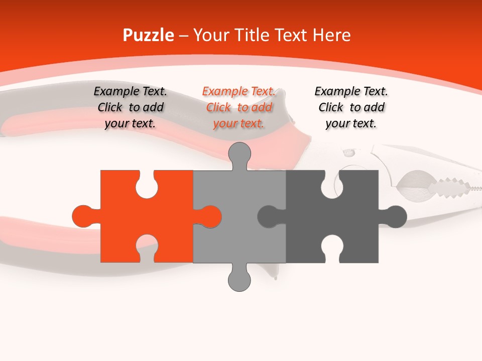 Jaw Crimper Clamp PowerPoint Template