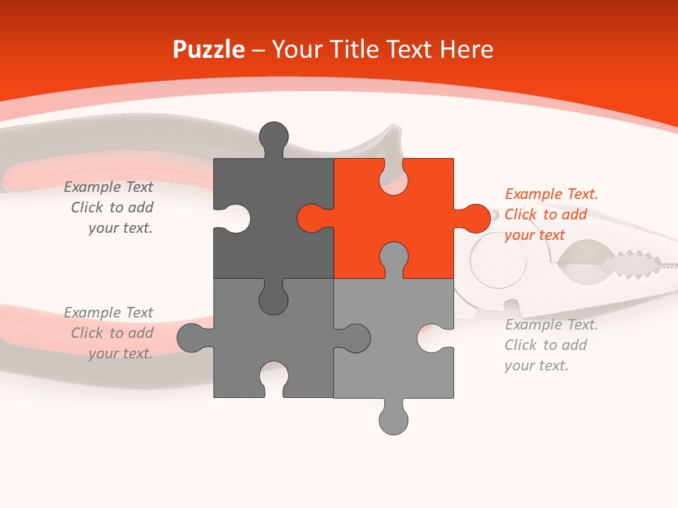 Jaw Crimper Clamp PowerPoint Template