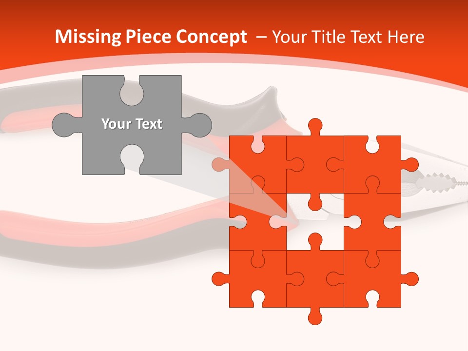 Jaw Crimper Clamp PowerPoint Template