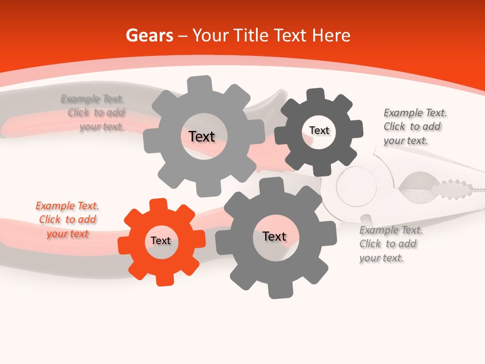 Jaw Crimper Clamp PowerPoint Template