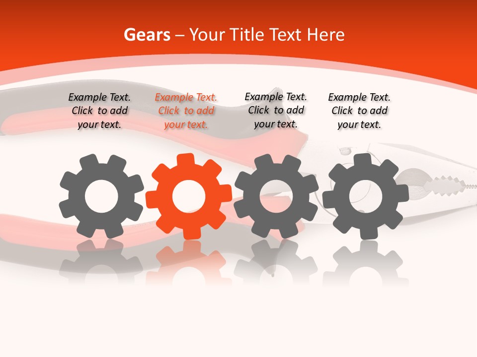 Jaw Crimper Clamp PowerPoint Template