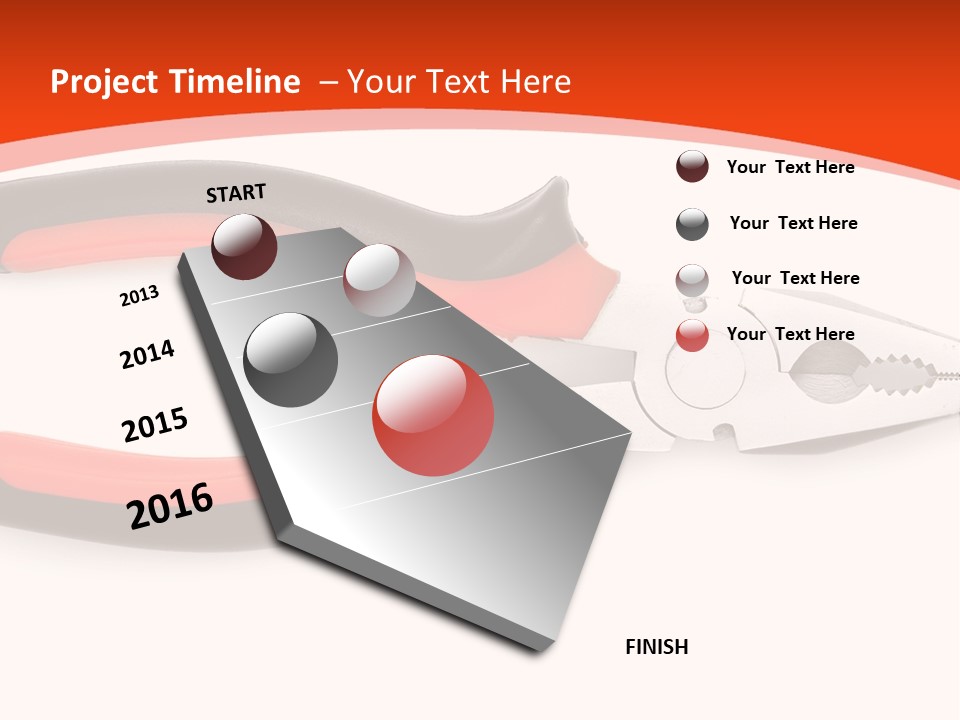 Jaw Crimper Clamp PowerPoint Template