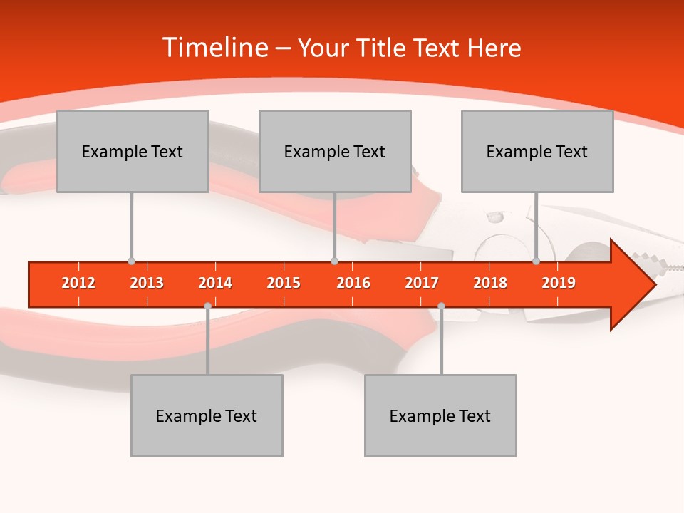 Jaw Crimper Clamp PowerPoint Template