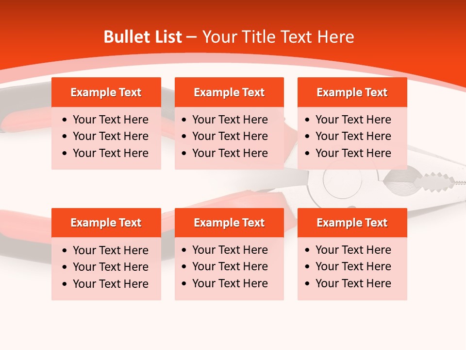 Jaw Crimper Clamp PowerPoint Template