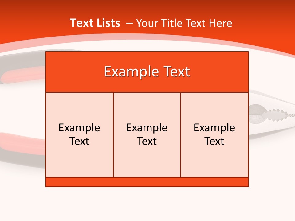 Jaw Crimper Clamp PowerPoint Template