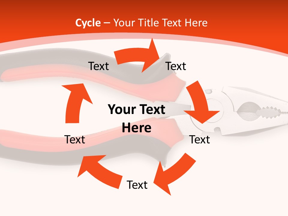 Jaw Crimper Clamp PowerPoint Template
