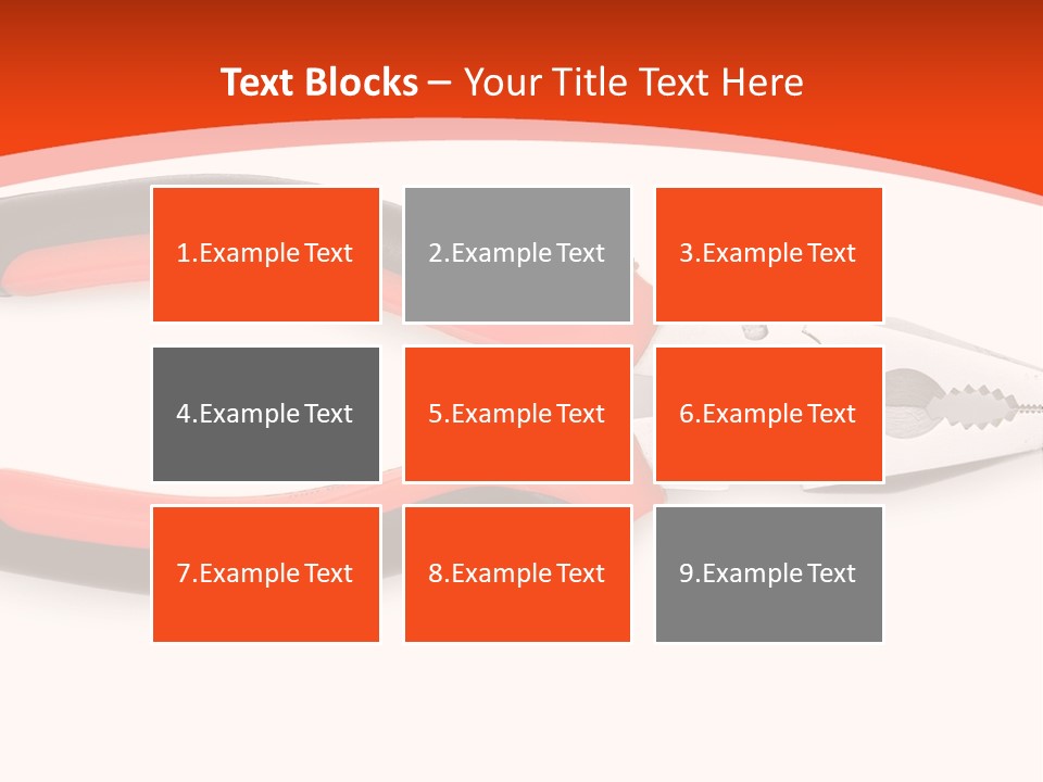 Jaw Crimper Clamp PowerPoint Template