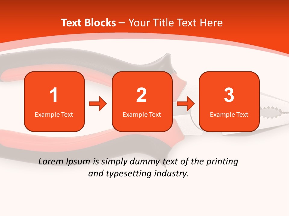 Jaw Crimper Clamp PowerPoint Template