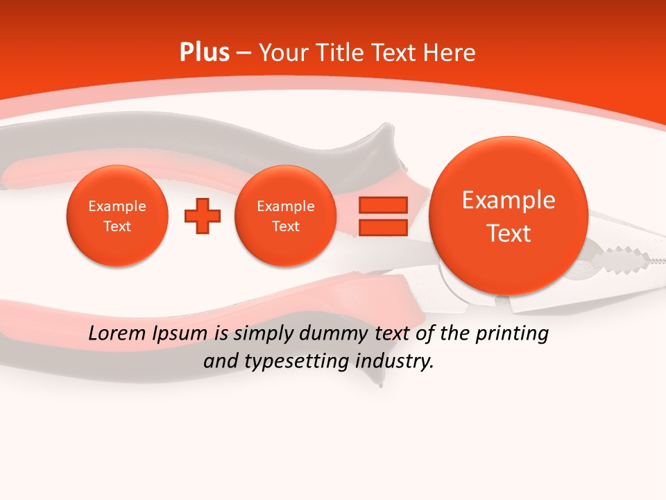 Jaw Crimper Clamp PowerPoint Template