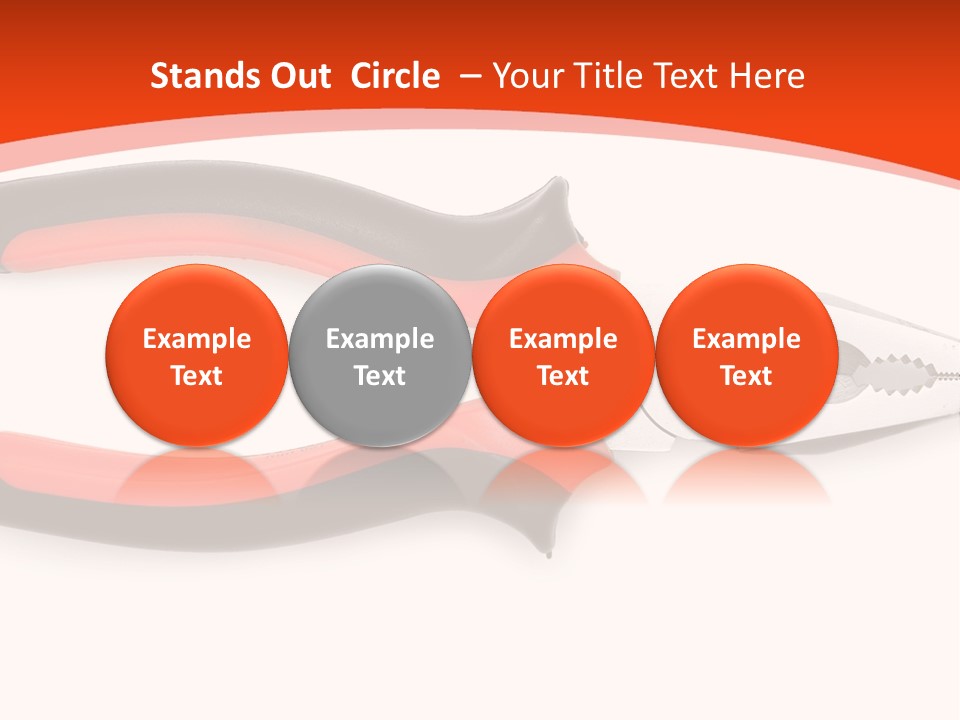 Jaw Crimper Clamp PowerPoint Template