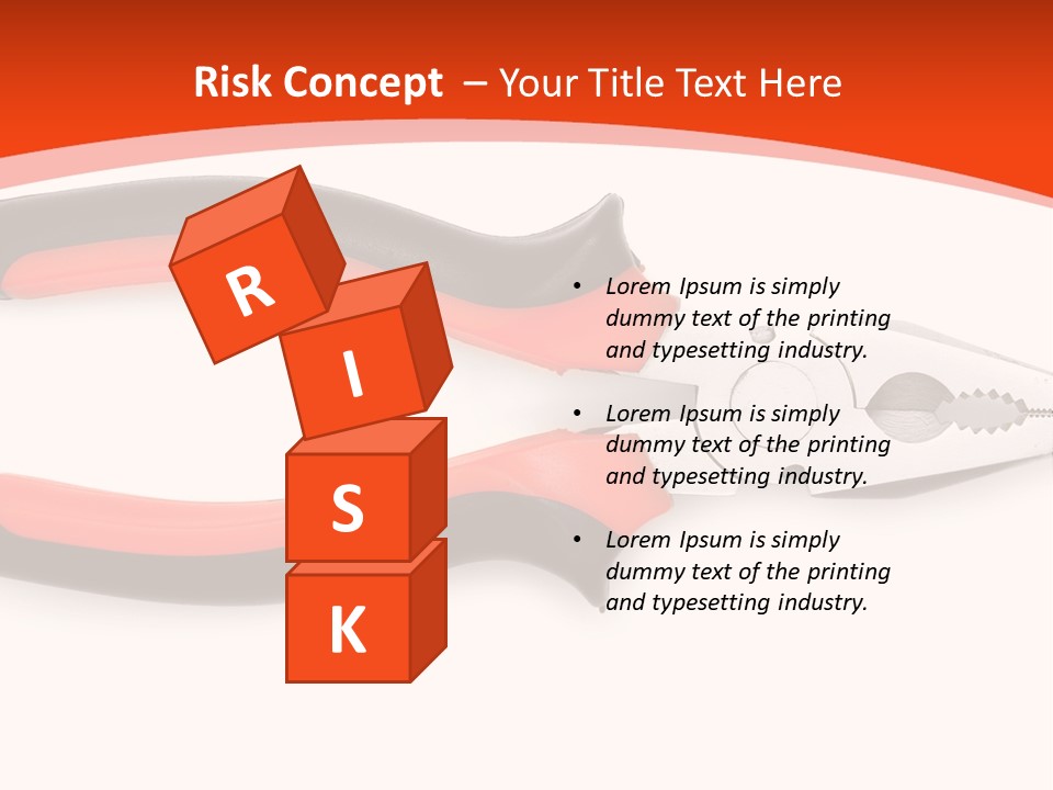 Jaw Crimper Clamp PowerPoint Template