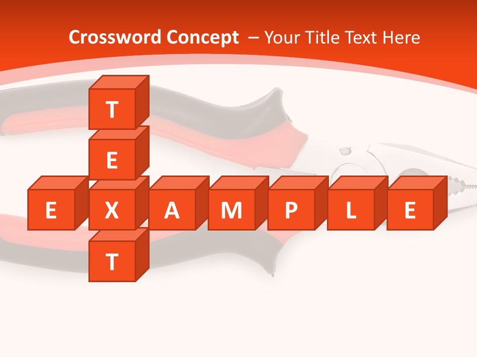 Jaw Crimper Clamp PowerPoint Template