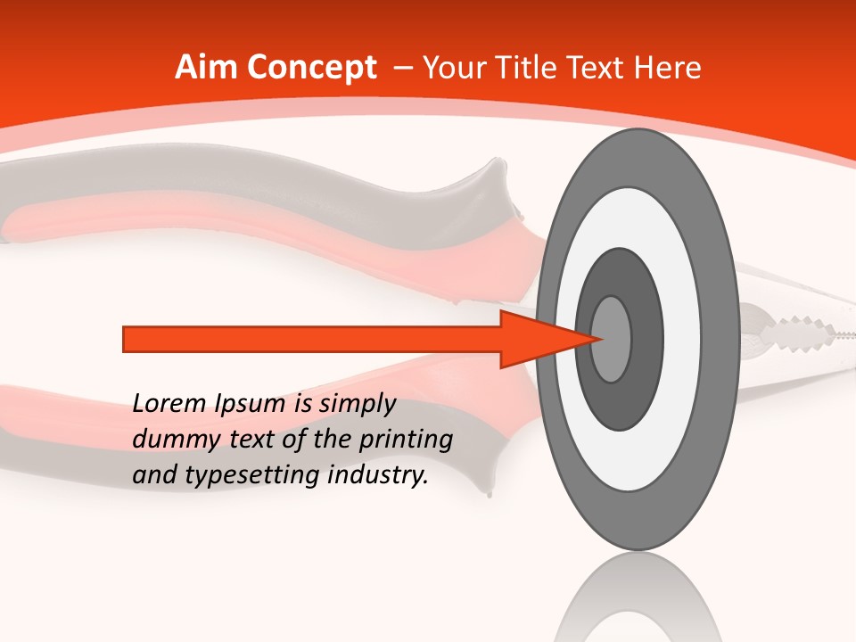 Jaw Crimper Clamp PowerPoint Template