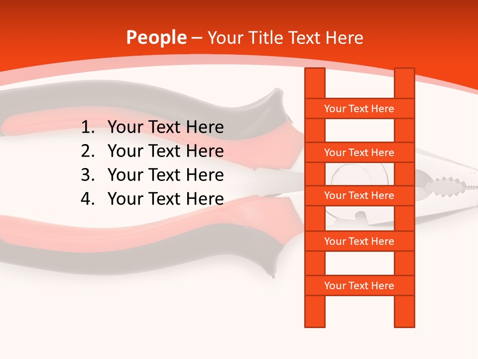 Jaw Crimper Clamp PowerPoint Template