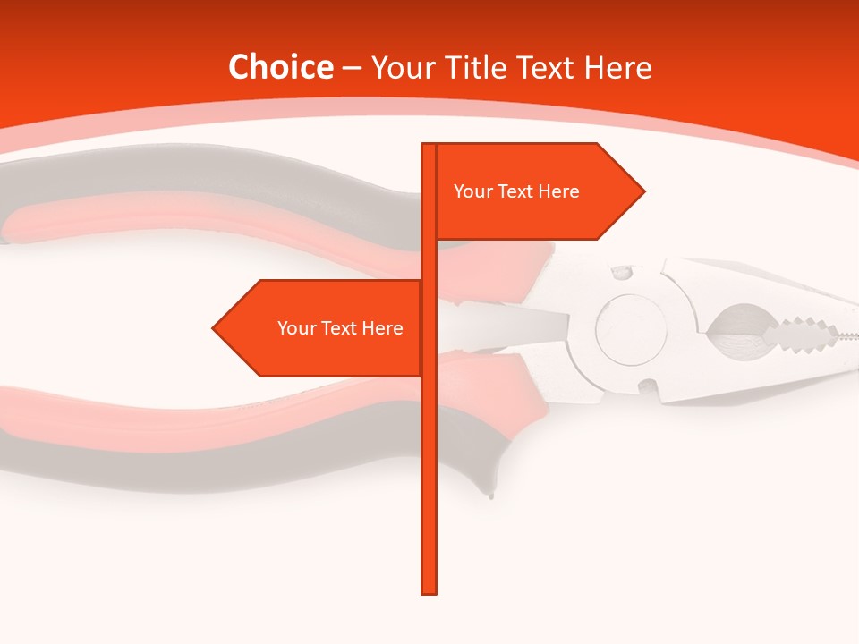 Jaw Crimper Clamp PowerPoint Template